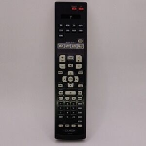 Denon RC-1157 AV Receiver Remote Control Black OEM Replacement Used Tested